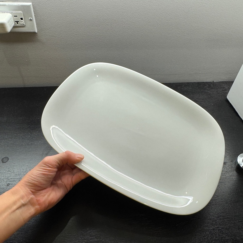 Elegant White Serving Platter